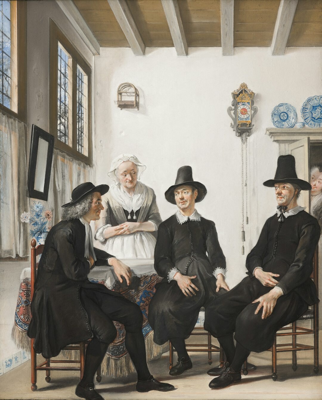 germans discussing politics