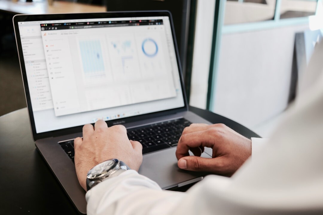 researcher analyzing charts